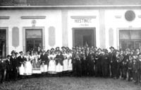 Palkv hostinec v roce 1912